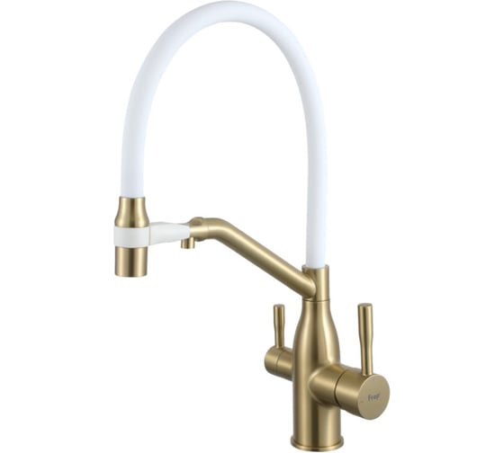 Изображение товара Смеситель для кухни с гибким изливом и подключением фильтра для питьевой воды FRAP F4397-3