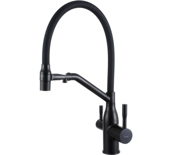 Изображение товара Смеситель для кухни с гибким изливом и подключением фильтра для питьевой воды FRAP F4397-6