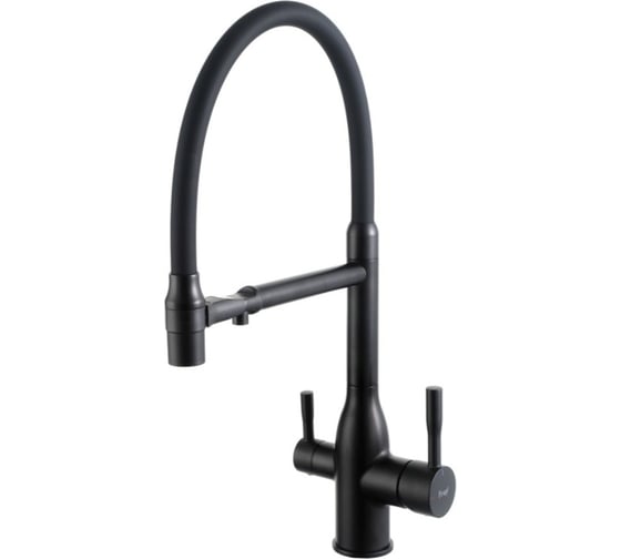 Изображение товара Смеситель для кухни с гибким изливом и подключением фильтра для питьевой воды FRAP F4398-6