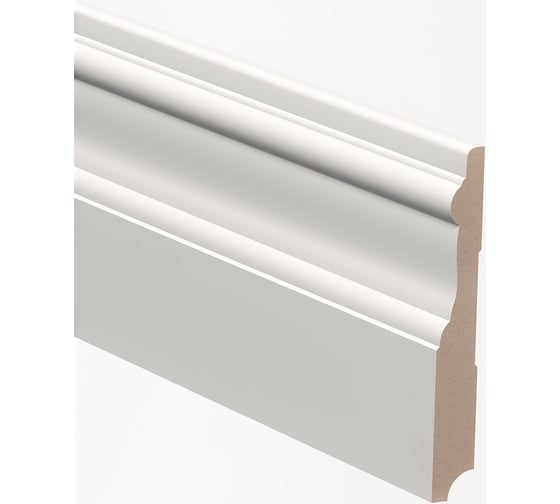 Изображение товара Плинтус МДФ белый окрашенный Стильный Дом 4 шт Р005-16-120 v530187