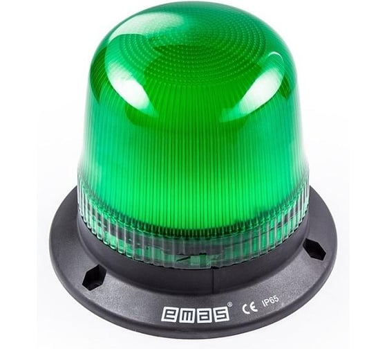 Изображение товара Сигнальная колонна маячкового типа Emas зелёный цвет, 12-24В AC/DC, IP65 IT120G024