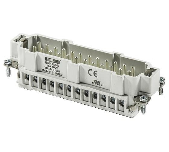Изображение товара Штепсель Emas (25-48), для разъёма 48 полюсов, 16A EB048CF00