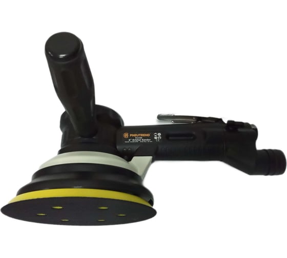 Изображение товара Двуручная орбитальная шлифмашина Pneutrend 150мм.,10000об/мин,450Вт эксц.10мм,с внешней системой пылеудаления 51163-H