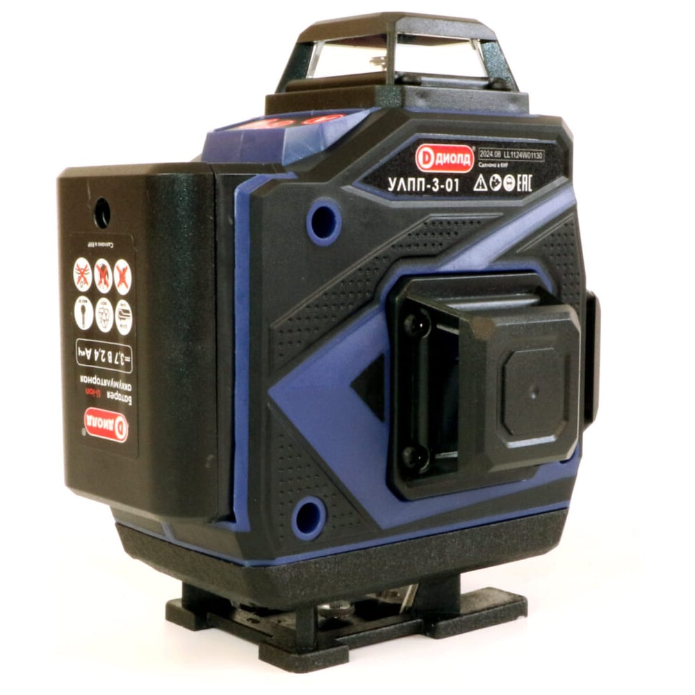 Изображение товара Лазерный нивелир ДИОЛД УЛПП-3-01 4-х лучевой с пультом и зеленым лучом