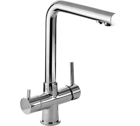 Изображение товара Смеситель для кухни VERAGIO MILANO совмещенный с краном для питьевой воды, высокий излив, хром 30019