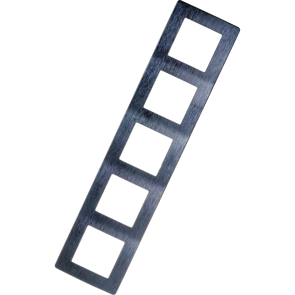 Рамка для розеток и выключателей ЭРА, цвет черный Б0052544 Серия 12 - фото 1