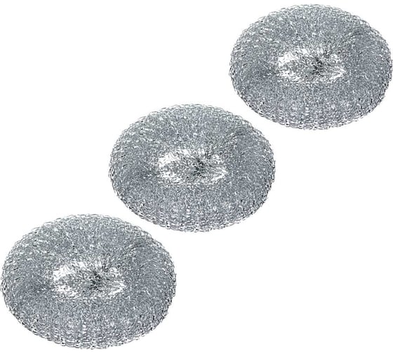 Изображение товара Набор металлических губок для кухни VETTA 3 шт, 15 гр 441-017