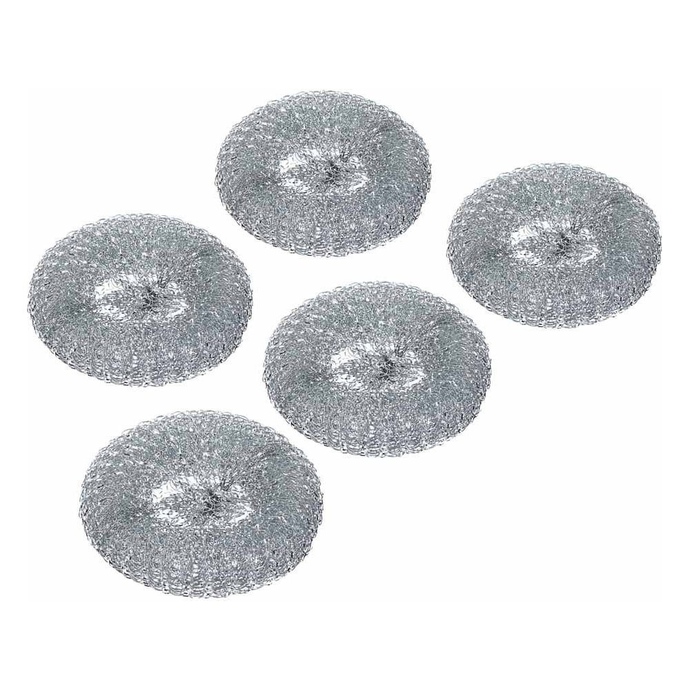 Изображение товара Набор металлических губок VETTA 5 шт для мытья посуды нержавеющая сталь