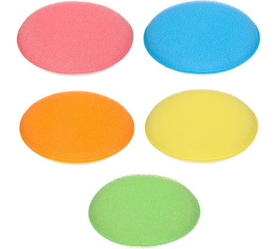 Изображение товара Набор губок для мытья посуды VETTA d11 см, поролон 441-147
