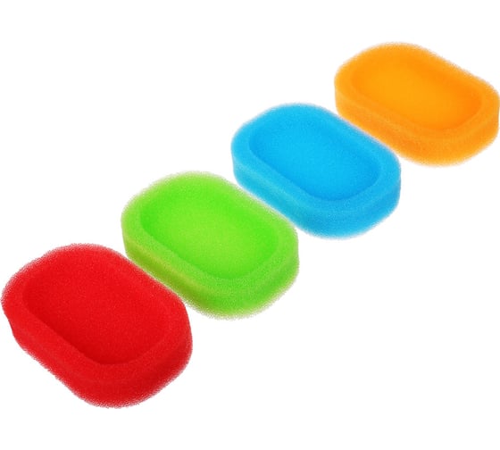 Изображение товара Губка-мыльница для кухни VETTA 1 шт, ПВХ, 14x10 см, 4 цвета 441-015