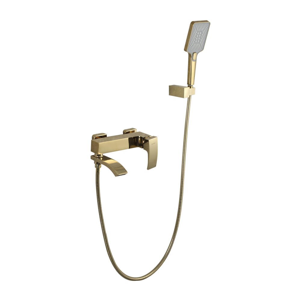 Изображение товара ГАППО Смеситель для ванны G3207-3 с поворотным изливом и позолотой