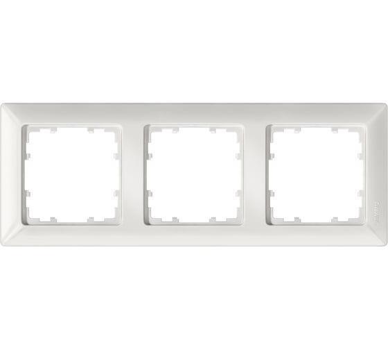 Изображение товара Трехместная рамка Siemens DELTA LINE белый 5TG25530 5TG2553-0