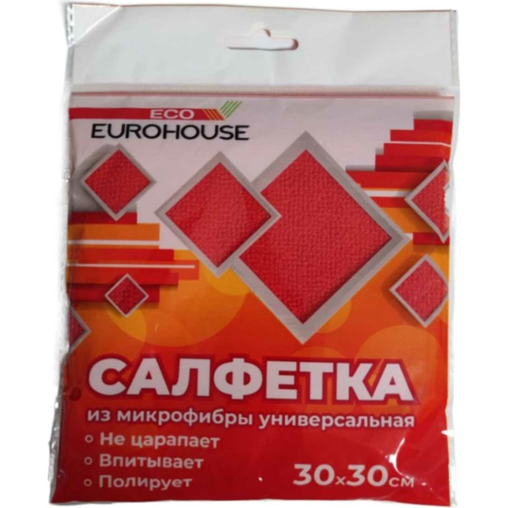 Универсальная салфетка EUROHOUSE зажимы для пакетов eurohouse