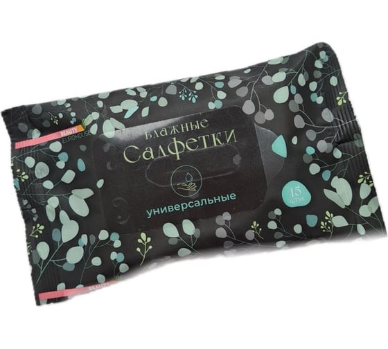 Изображение товара Влажные универсальные салфетки EUROHOUSE Beauty 15шт. 14434