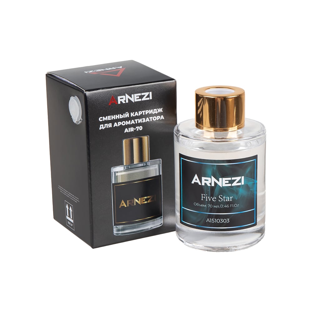 Изображение товара Сменный картридж ARNEZI Air-70 Five Stars 70 мл для ароматизатора