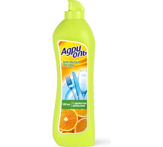 Изображение товара Средство для мытья посуды АДРИОЛЬ Апельсин 500 мл 100200