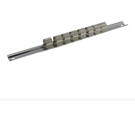 Изображение товара Планка-держатель для головок AIST, 1/2 дюйма, на 8 шт, металлическая, 250 мм 99940808 00-00026659