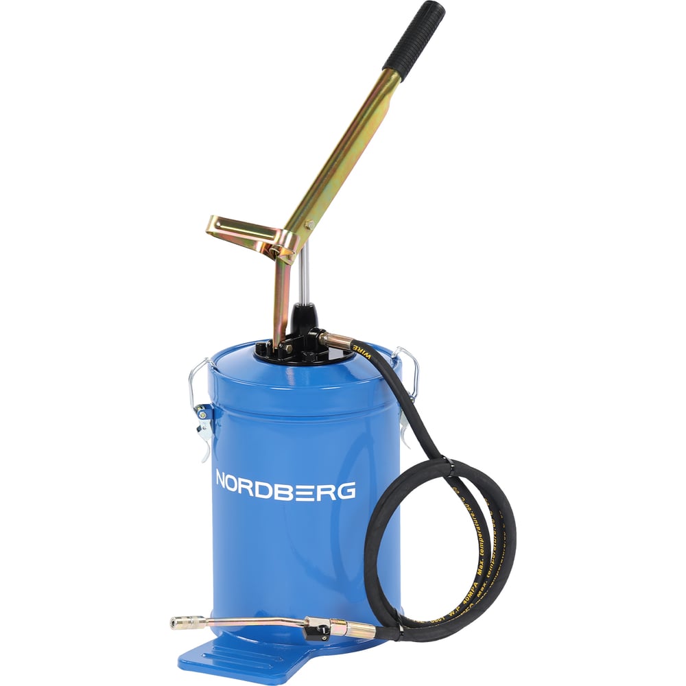 Изображение товара Установка для раздачи густой смазки NORDBERG N5009 8 л ручная переносная