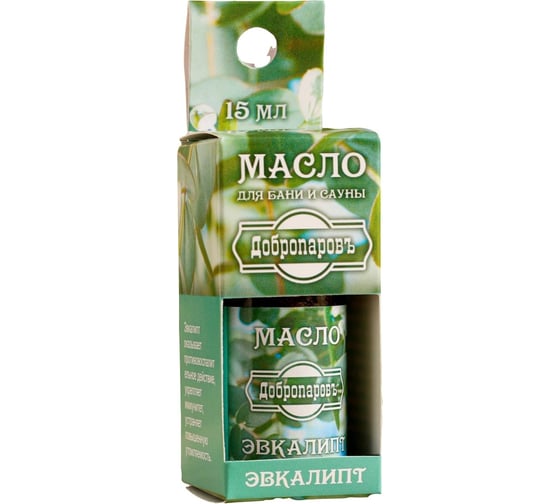 Изображение товара Эфирное масло Добропаровъ Эвкалипт с подвесом, 15 мл 7475165