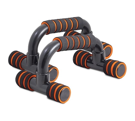 Изображение товара Упоры для отжиманий Start Up ЕСЕ 04 черный/оранжевый 4690222173338
