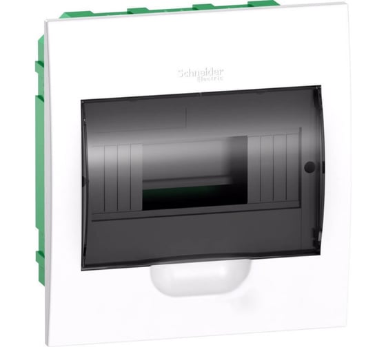 Изображение товара Встраиваемый корпус Systeme Electric City9 Box с прозрачной дверкой 1ряд/8модулей EZ9E108S2FRU