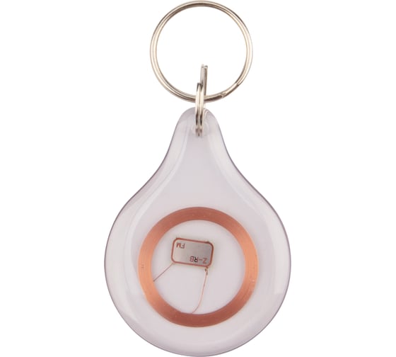 Изображение товара Электронный ключ брелок REXANT прозрачный 125 kHz формат Em-Marin 50 шт 46-0229