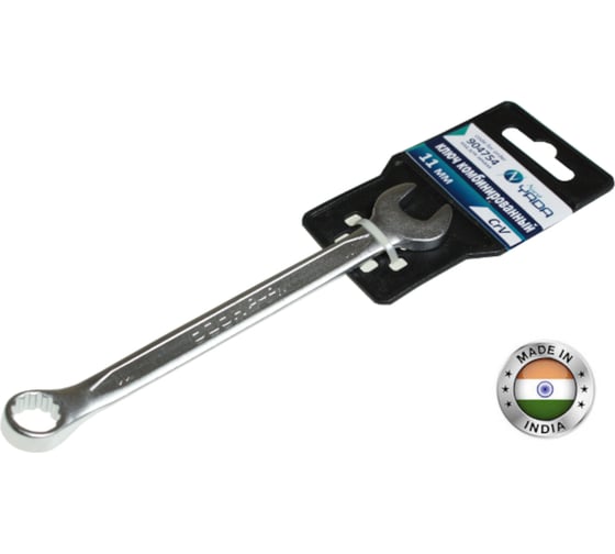 Изображение товара Комбинированный ключ Nord-Yada 11мм CrV, холодный штамп, холдер TM 904754