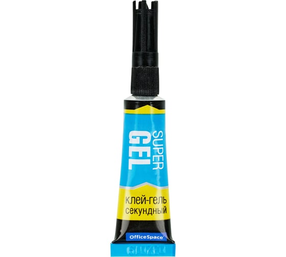 Изображение товара Набор клея секундного OfficeSpace, Super Gel, гель, 3 г, 24 шт., лента. 278009