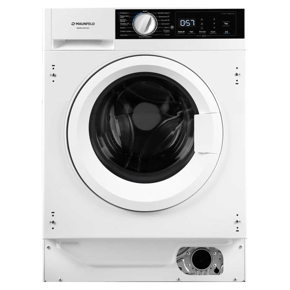 Изображение товара Встраиваемая стиральная машина с сушкой и паром MAUNFELD MBWM1486STWH