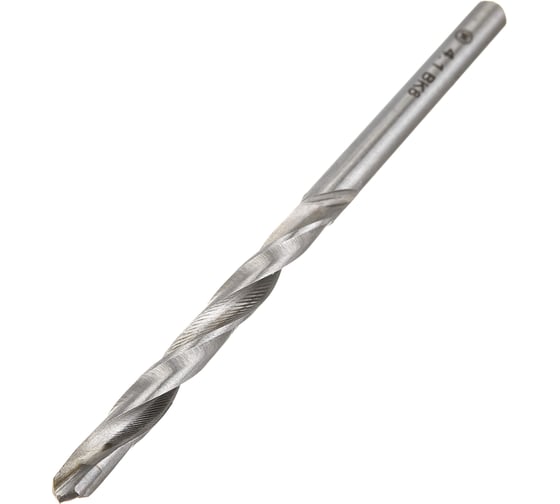 Изображение товара Сверло спиральное с твердосплавными пластинами (4.1x43x75 мм; ВК8; DIN 338; ГОСТ 22735-77) ИНСТУЛС 00001425773