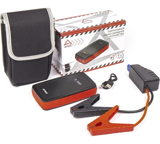 Изображение товара Портативное пуско-зарядное устройство Arnezi PRO-8 8000 мАч, 600 А, Li-Po АКБ R7990234