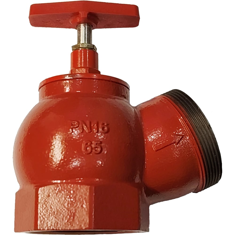 Изображение товара Клапан пожарного крана ИНОТЭК DN65 угловой 125 мм для систем пожаротушения