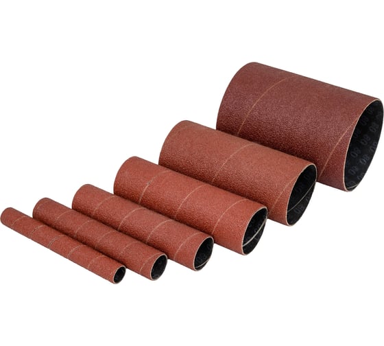 Изображение товара Набор шлифовальных втулок K80 для Осцилляционного шпиндельного шлифовального станка OSM100 (6 шт.) Scheppach 7903400707