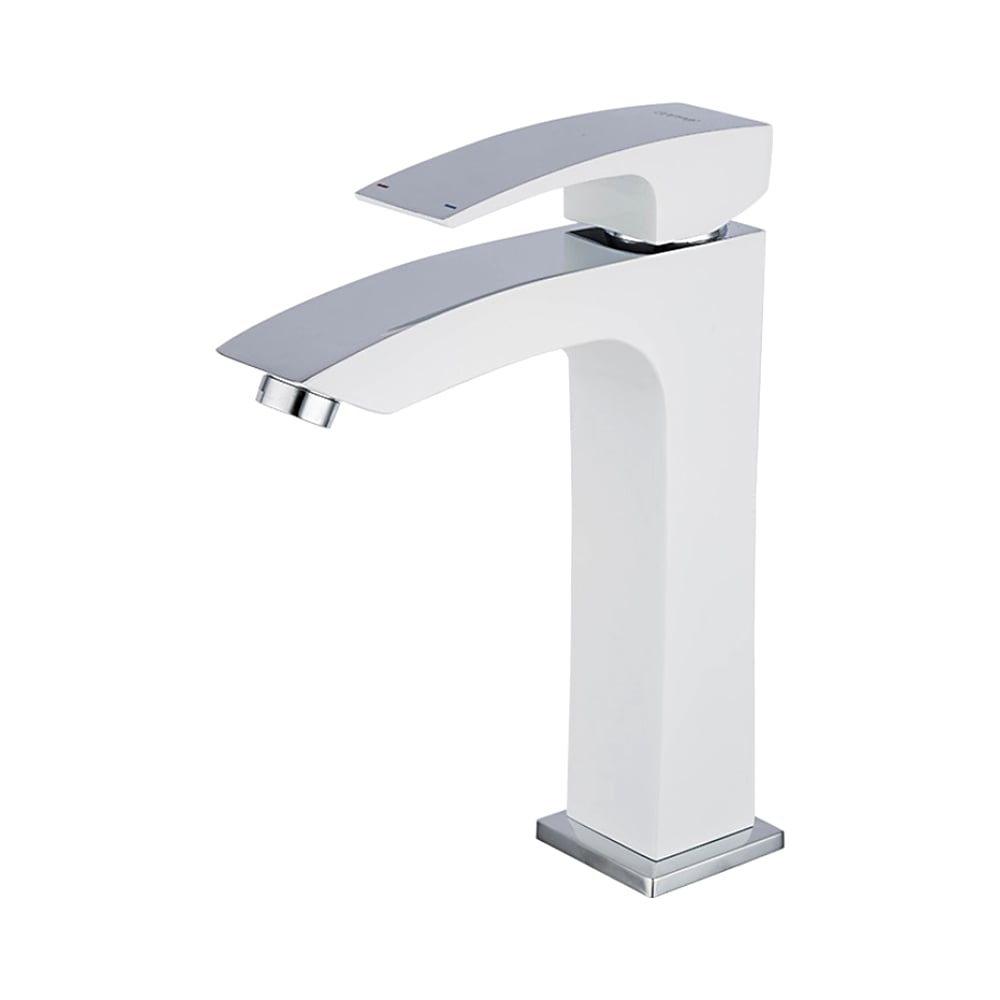 Изображение товара Смеситель для раковины GAPPO G1007-78 однорычажный белый хром современный стиль