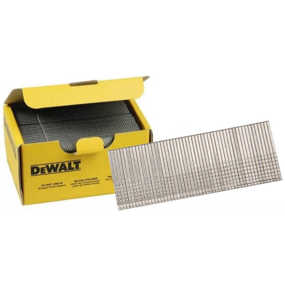Гвозди для нейлера Dewalt 18Ga, прямая шпилька, 1.25/38мм, оцинк. 5000 шт/пач DNBT1838GZ