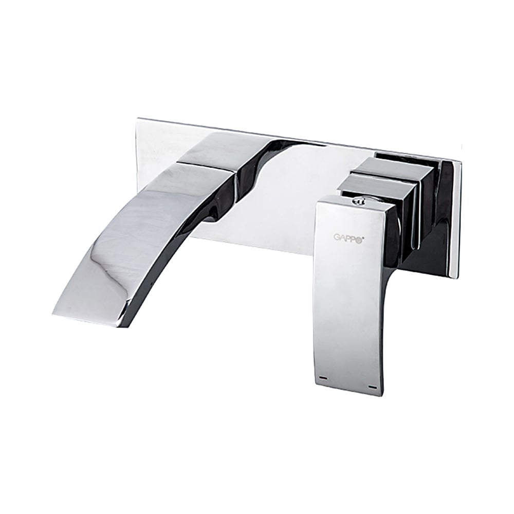 Изображение товара Современный встраиваемый однорычажный смеситель GAPPO G1007-2 хром