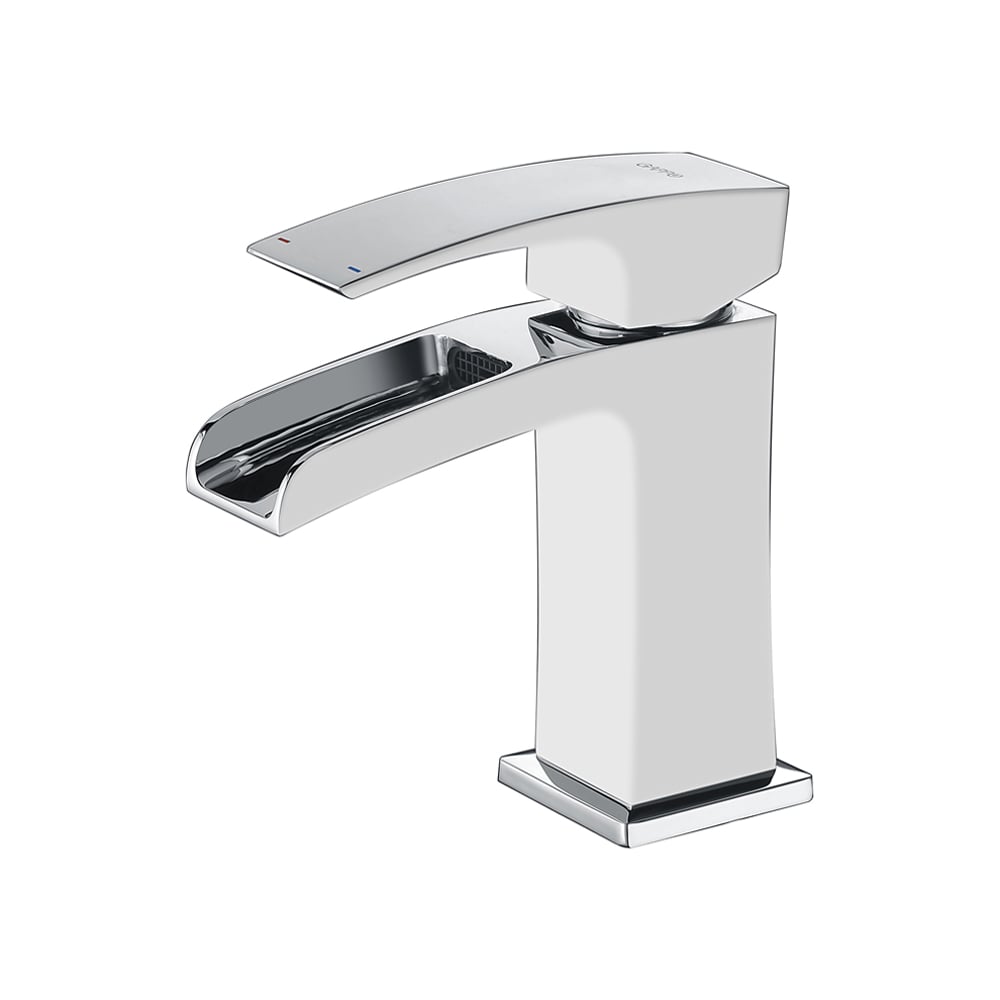 Изображение товара Современный однорычажный смеситель для раковины GAPPO G1007-30 белый хром