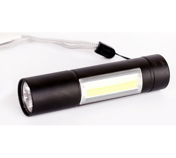 Изображение товара Аккумуляторный фонарь Ultraflash LED51523 4В, черный 2LED, 3 Вт, 3 режима USB 14662