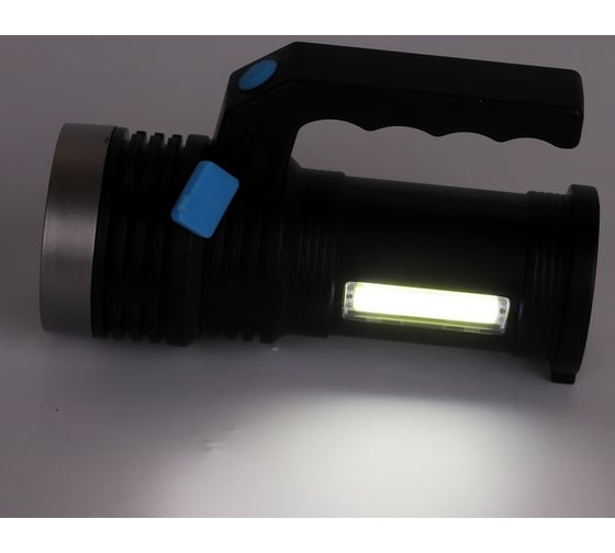 Изображение товара Аккумуляторный фонарь Ultraflash LED53765 4В, черный 2LED, 3 Вт, 4 режима USB 14665