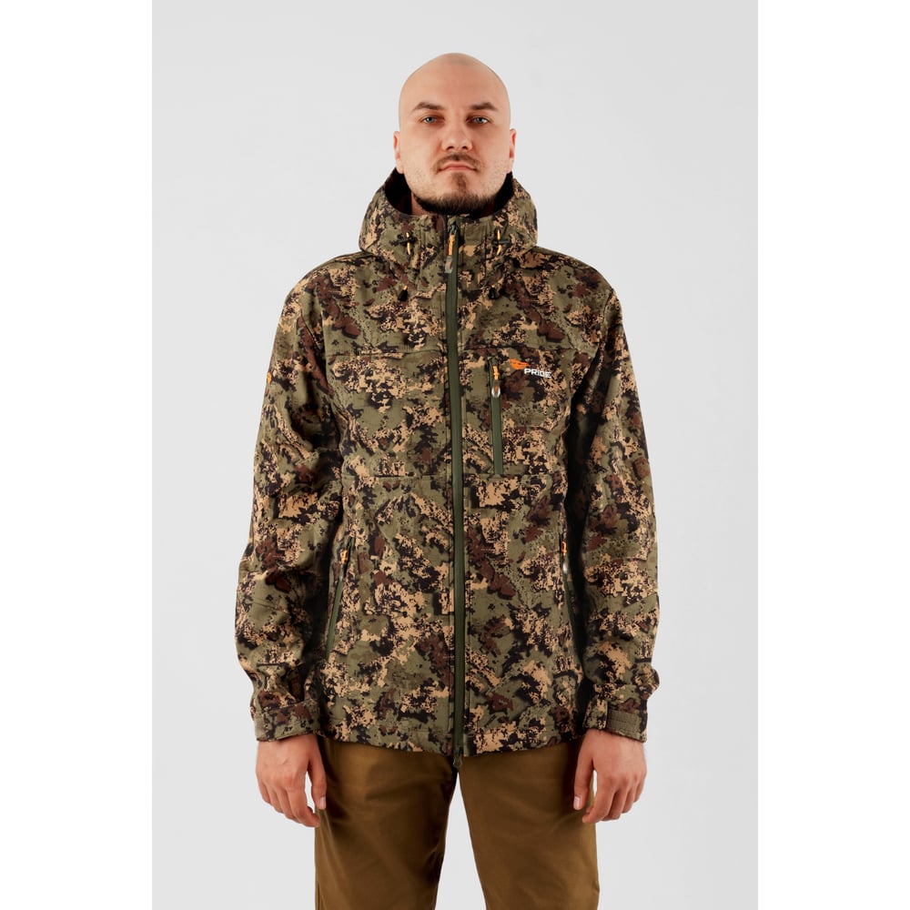 Изображение товара Куртка для охоты PRIDE Аргамак софт-шелл, защита от ветра и осадков, размер 48-50