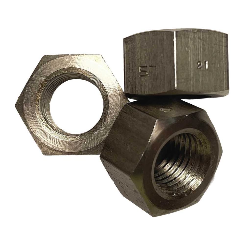 Изображение товара Гайка БП М8-6Н.21 стальная нержавеющая по ГОСТ 5915-70 (5 шт.)