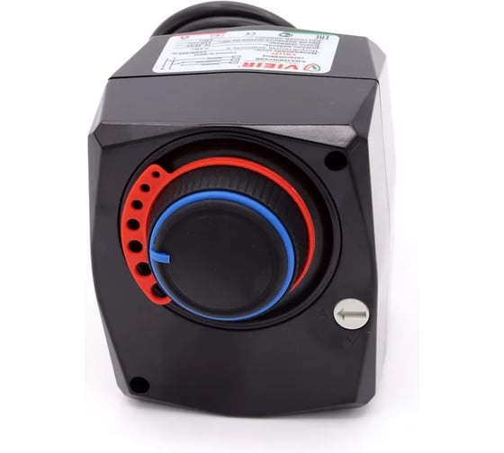 Изображение товара Сервопривод электрический трехточечный VIEIR для трехходового смесительного клапана 230 В 6 Нм 90 для систем отопления VR1127