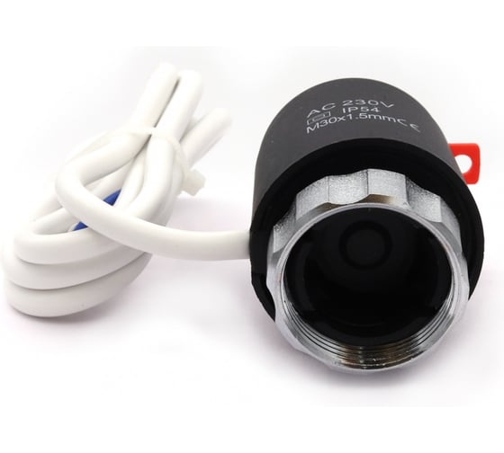 Изображение товара Сервопривод термоэлектрический нормально закрытый VIEIR M30x1.5 230 В для коллекторов теплого пола и систем отопления VR1128