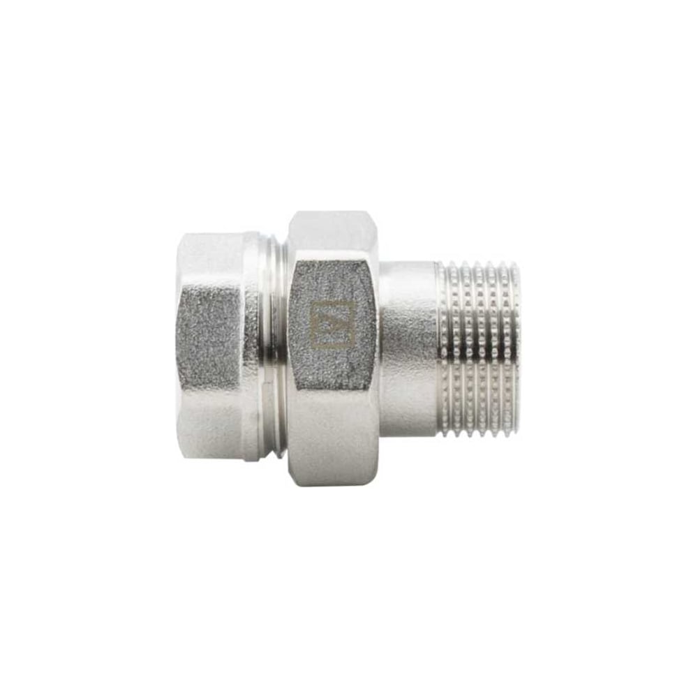 Изображение товара Американка прямая ALATO (разъемная муфта, сгон) ВР-НР, латунь никелированная 3/4 (5/70) 0131-2020