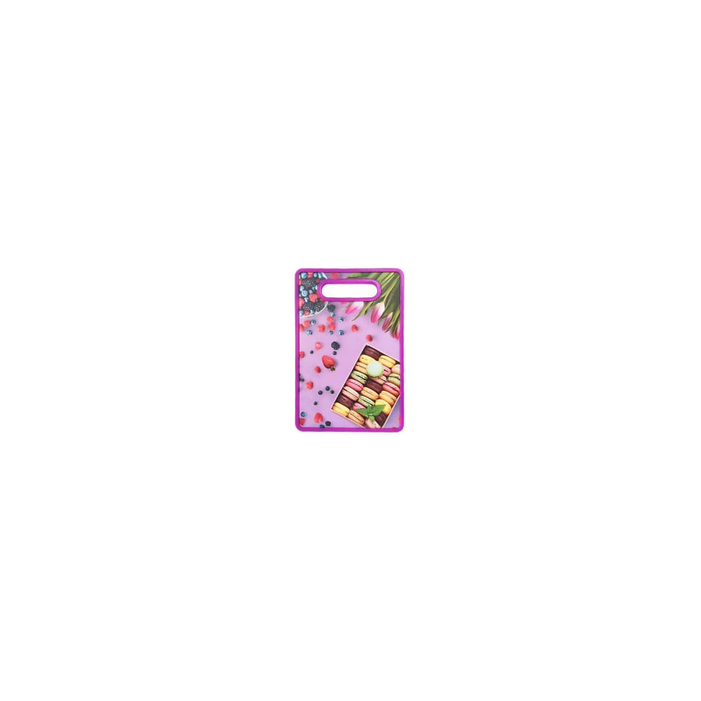 Разделочная доска Зефирное настроение, цвет розовый ТП15853 - фото 1