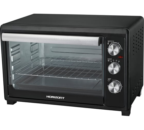Изображение товара Мини-печь Horizont MO-4501B чёрная, 45л, 2000Вт MO4501B
