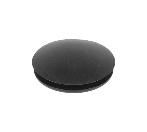 Изображение товара Заглушка Миниворкс из ПВХ под отверстие Ø22 мм, серия TFLP, цвет черный (RAL 9005) –  (10 шт.) TFLP22x2,4