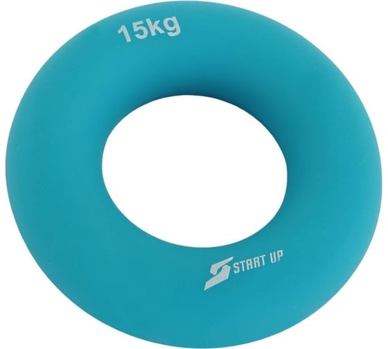Изображение товара Кистевой круглый эспандер Start Up NT34030 7 см, нагрузка 15 кг, голубой 4690222159639