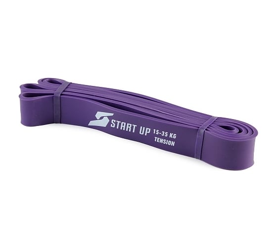 Изображение товара Эспандер для фитнеса Start Up замкнутый NY purple 208х3.2х0.45 см, нагрузка 15-35кг 4690222170023