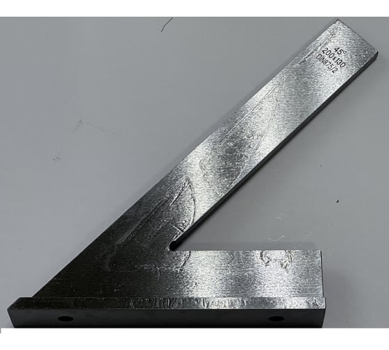 Изображение товара Угольники для непрямых углов, 200x130, 45град, с основ., нерж. Vogel 313024